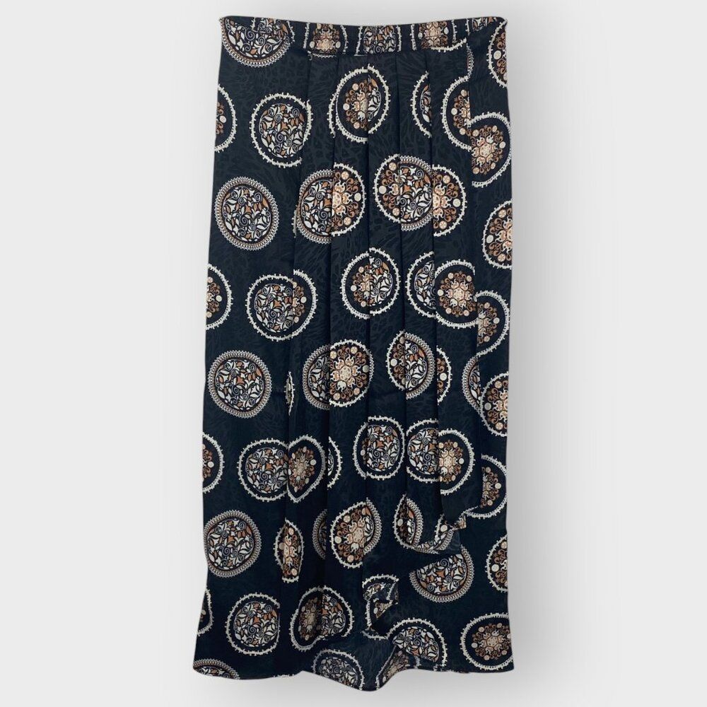 Joie Womens Faux Wrap Maxi Skirt | XS | Pleated Pull On | Boho Secretary